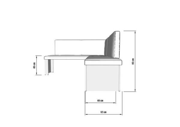 Rohová lavice NK12 - Image 2