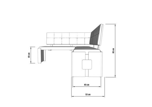 Rohová lavice NK7 - Image 2