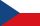 Flat Flag of Czechoslovakia. The flag is flat  in original colors and aspect ratio.